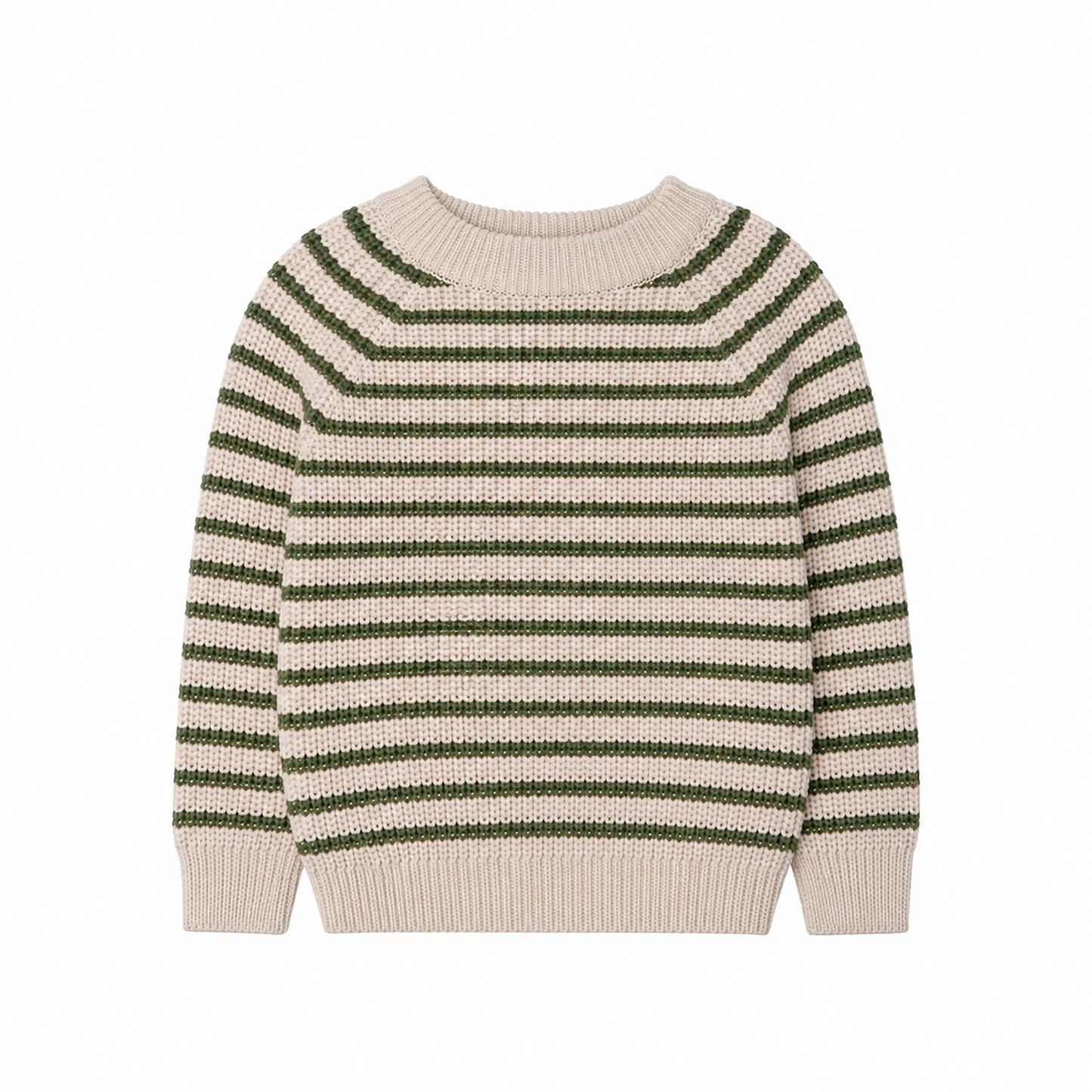 Christian sweater - green stripe
