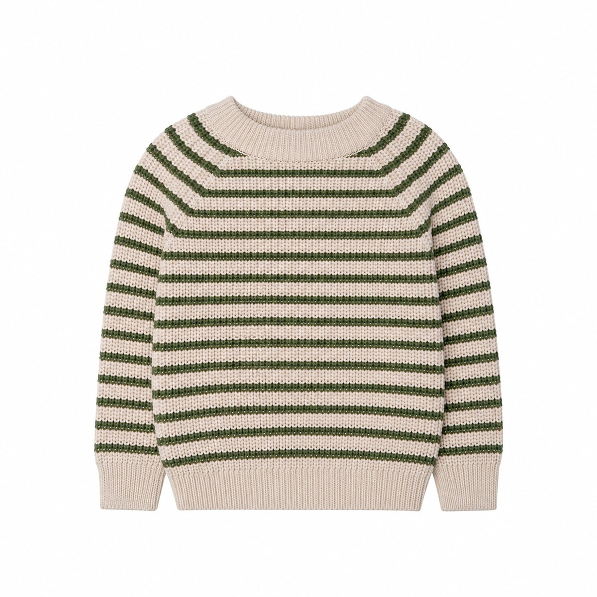 Christian sweater - green stripe - Hanevild
