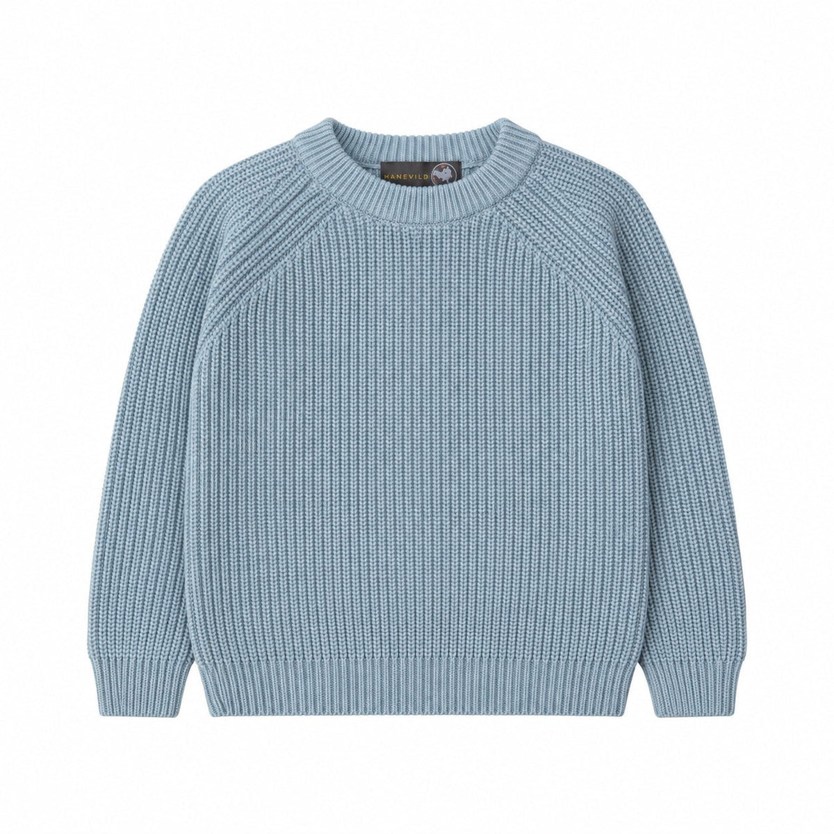Christian sweater – lys blå - økologisk bomuld - Hanevild