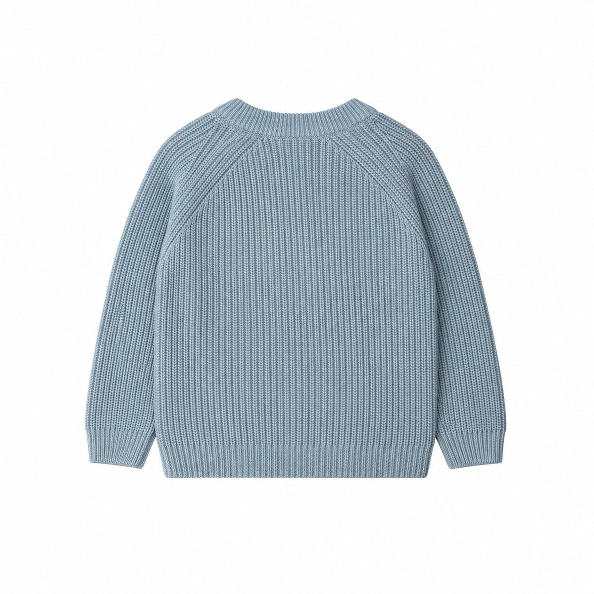 Christian sweater – lys blå - økologisk bomuld - Hanevild
