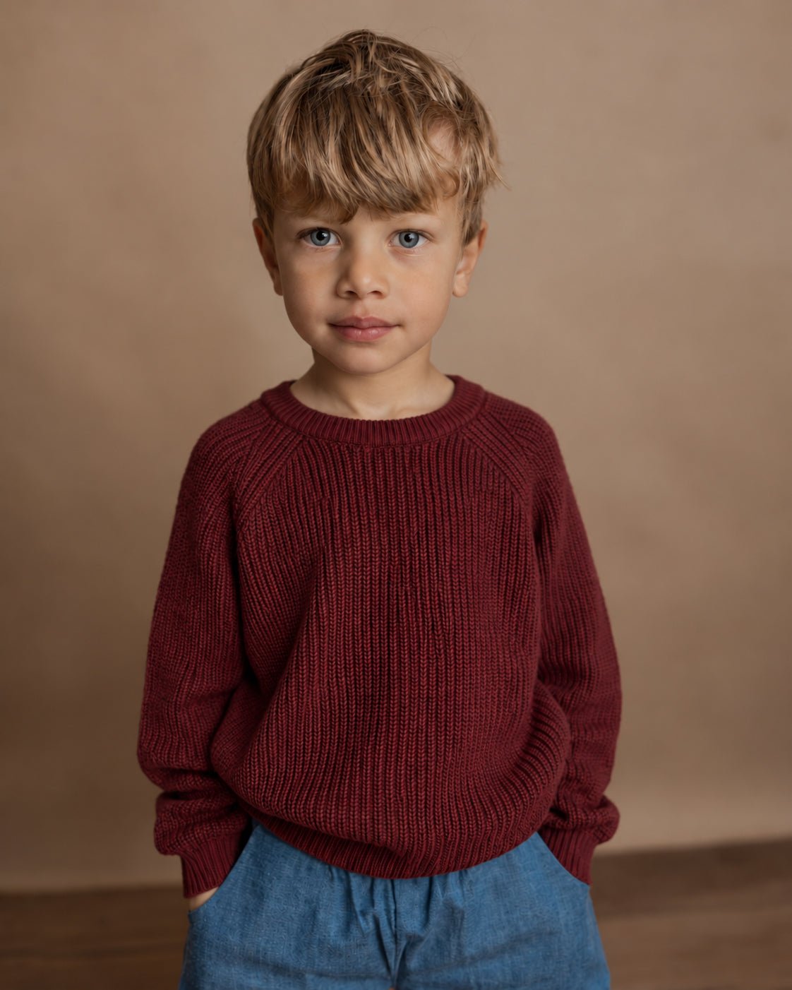 Christian sweater – økologisk bomuld - Hanevild