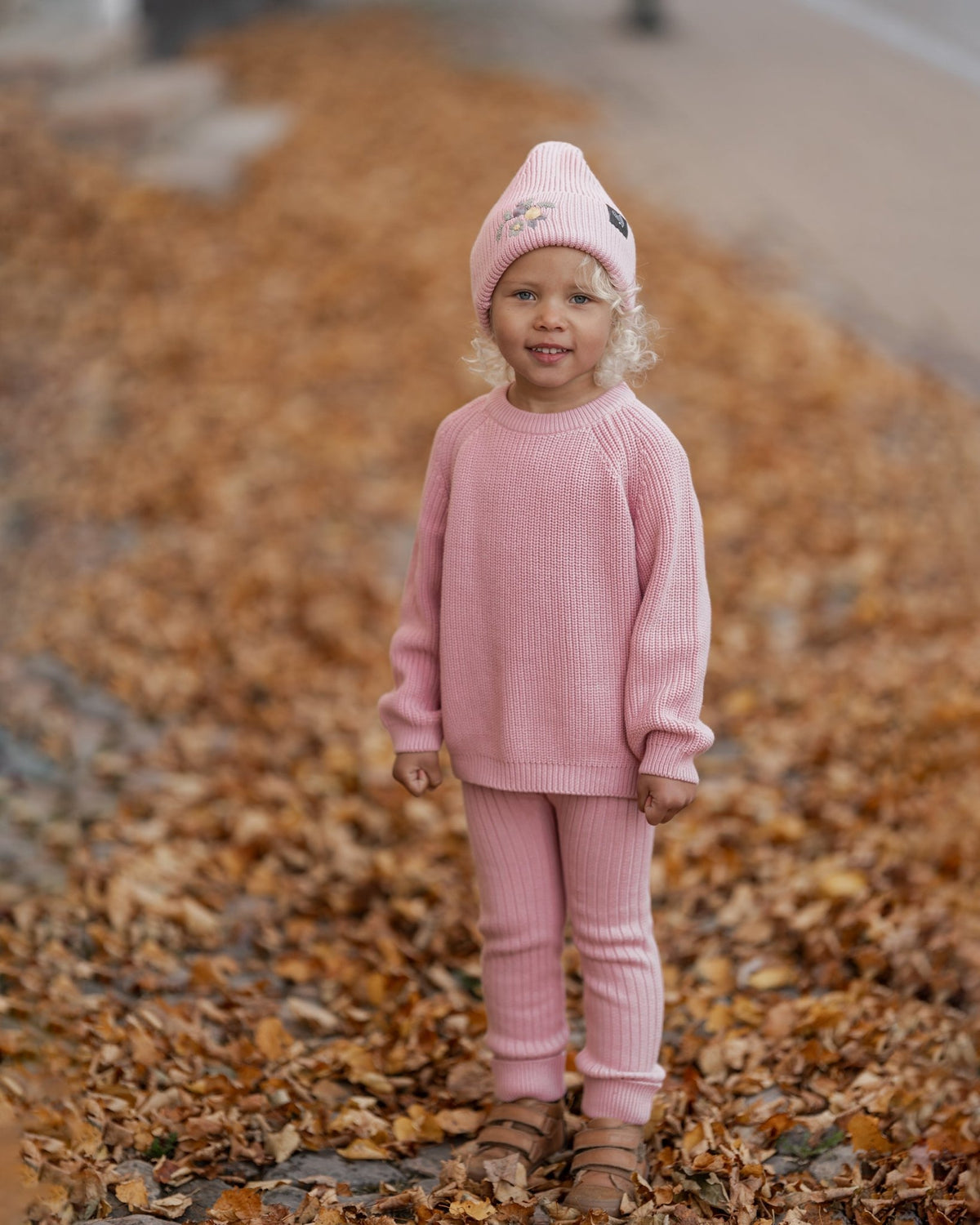 Christian sweater – pink - økologisk bomuld - Hanevild