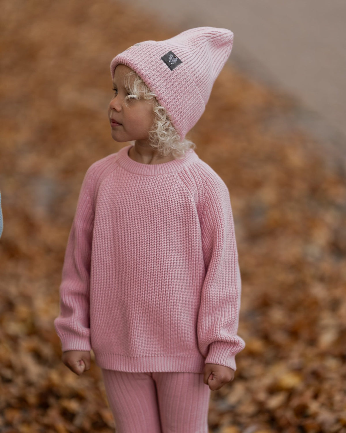 Christian sweater – pink - økologisk bomuld - Hanevild