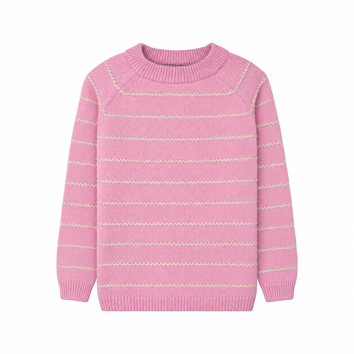 Comfy sweater – pink - økologisk bomuld - Hanevild