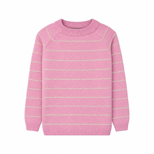 Comfy sweater – pink - økologisk bomuld - Hanevild
