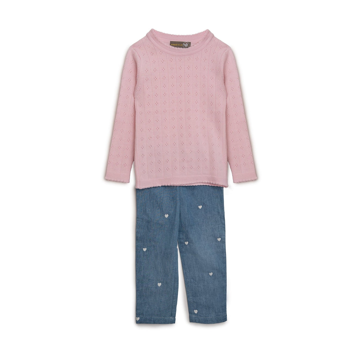 Denim bukser - dreng og pige - denim - Hanevild