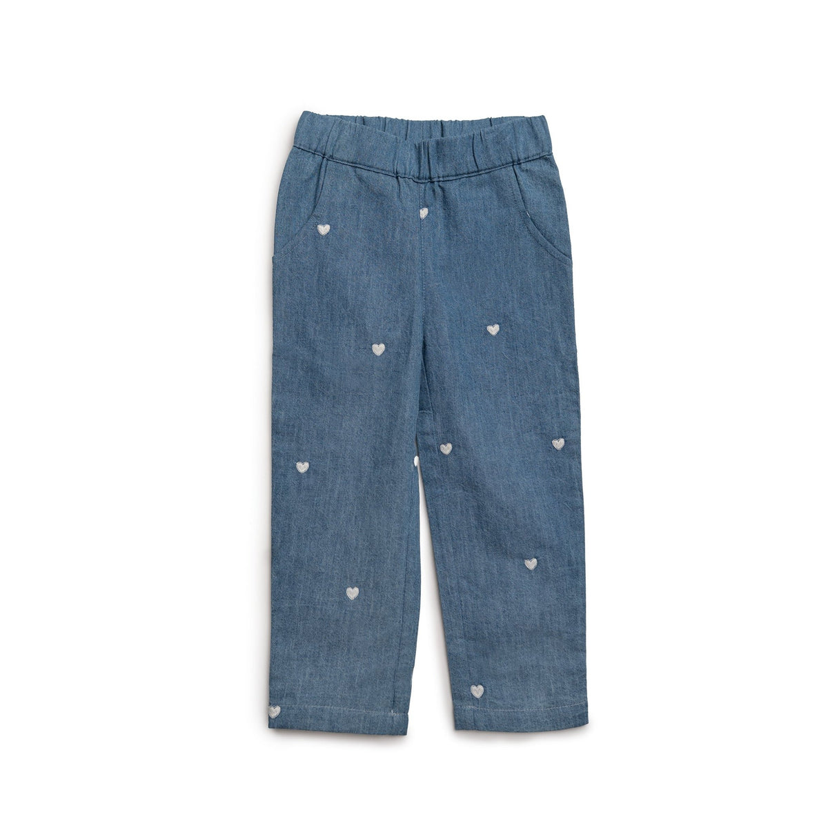 Denim bukser - dreng og pige - denim - Hanevild