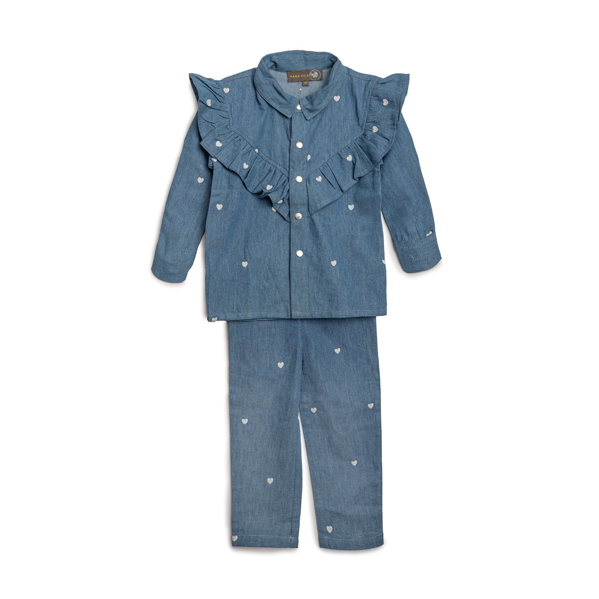 Denim bukser - dreng og pige - denim - Hanevild