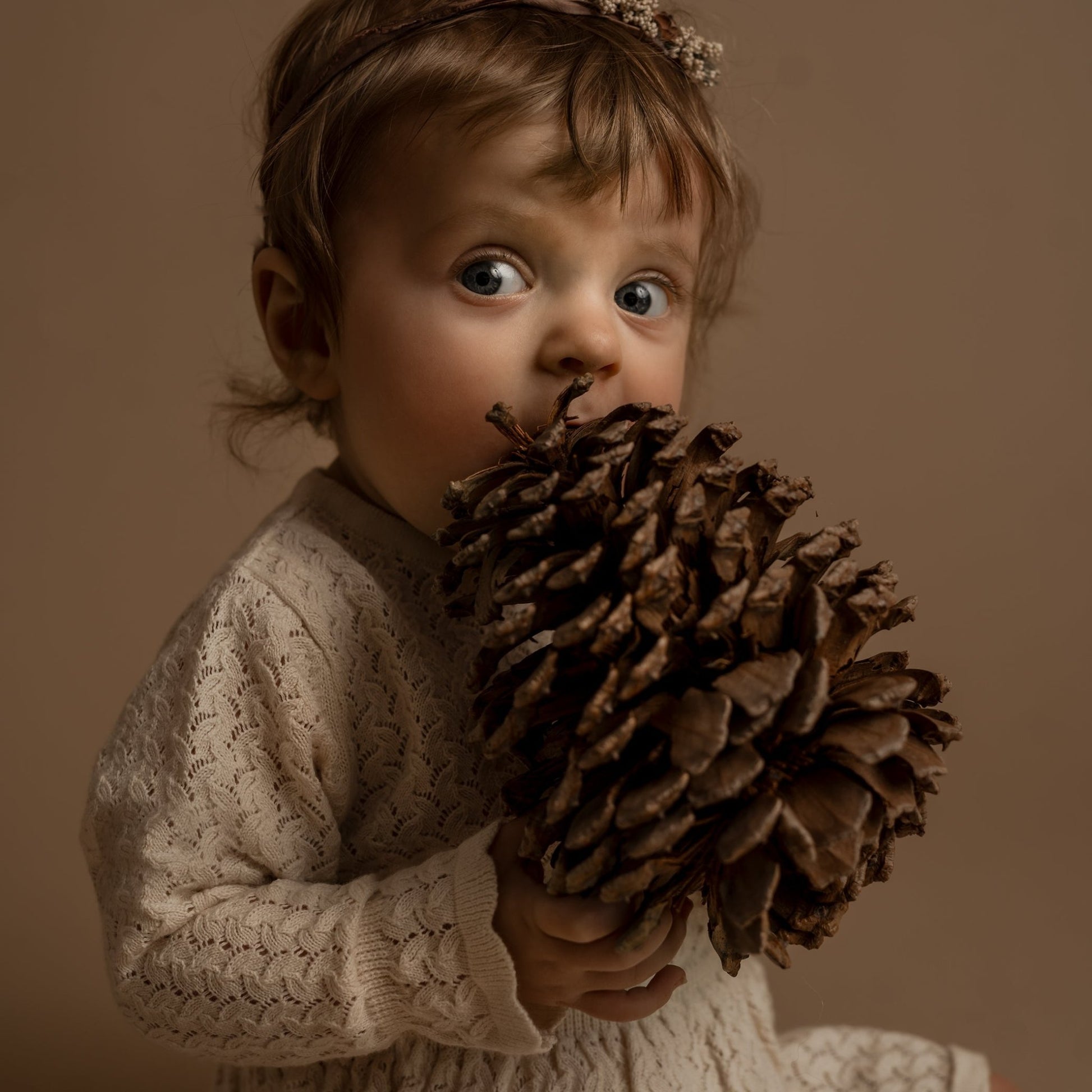 Ella kjole, baby, 20% uld - Hanevild