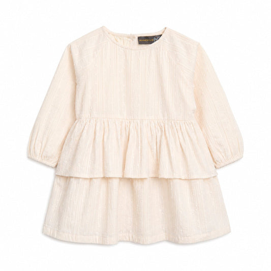 Else kjole - til piger - Cream - Hanevild