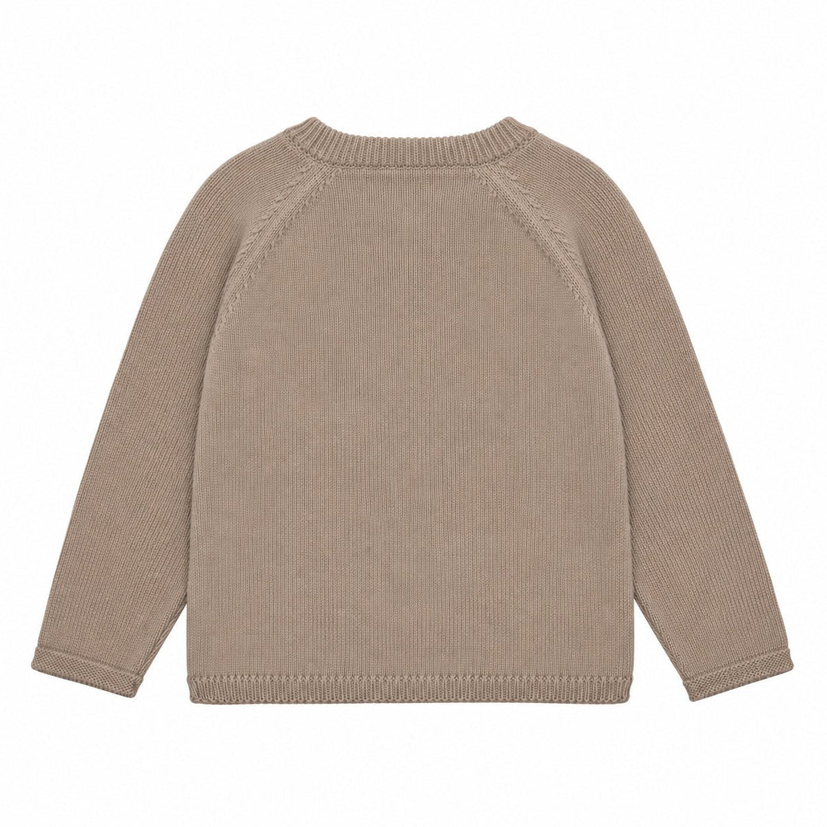 Fall sweater – sand - økologisk bomuld - Hanevild