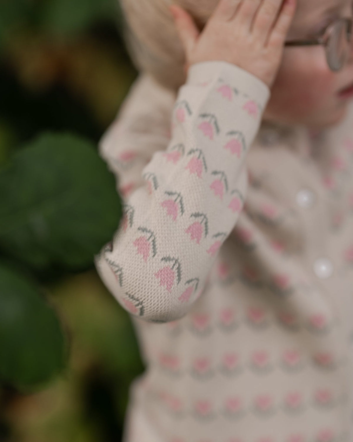Frida cardigan - økologisk bomuld - Hanevild
