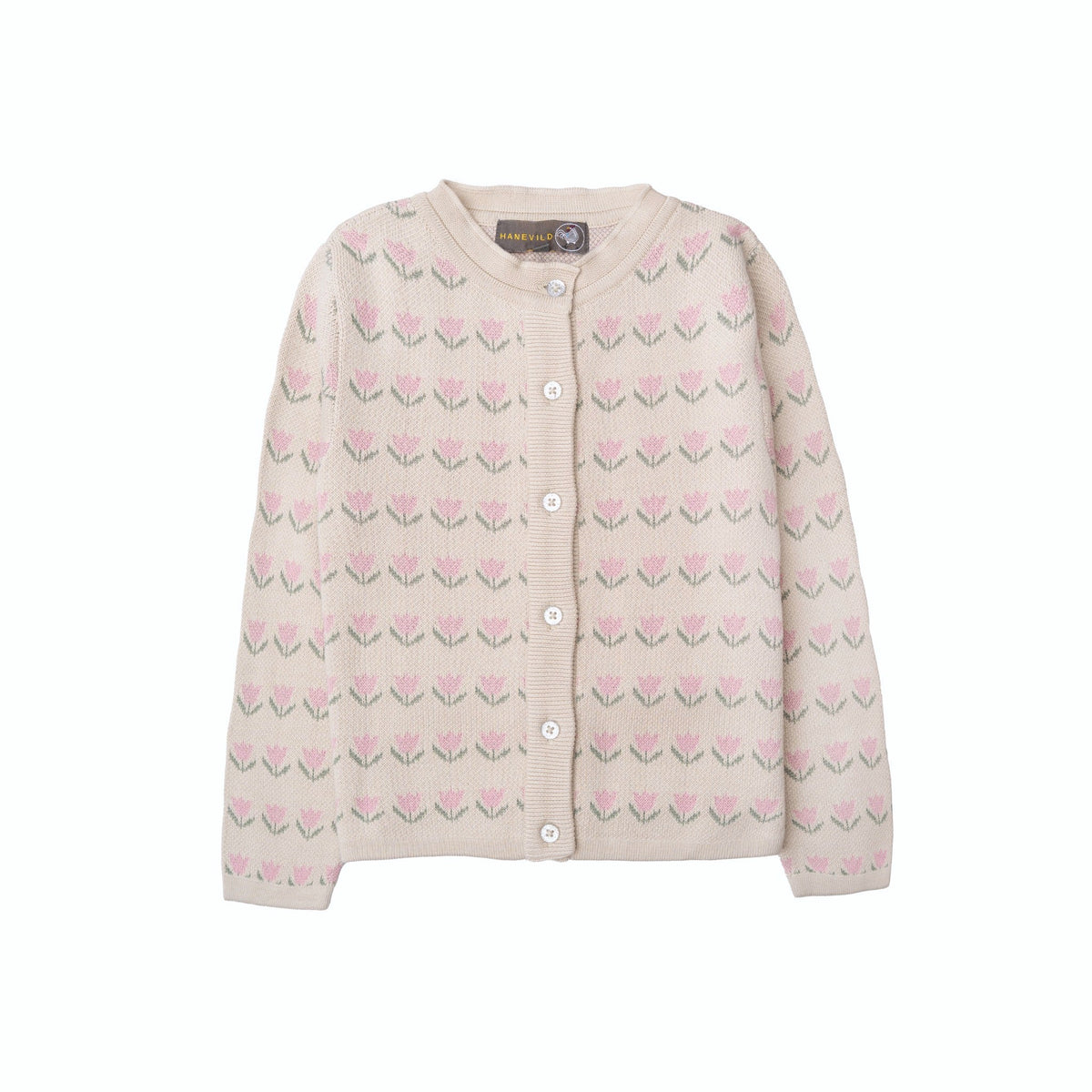 Frida cardigan - økologisk bomuld - Hanevild