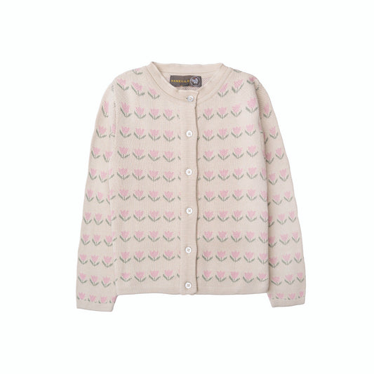 Frida cardigan - økologisk bomuld - Hanevild