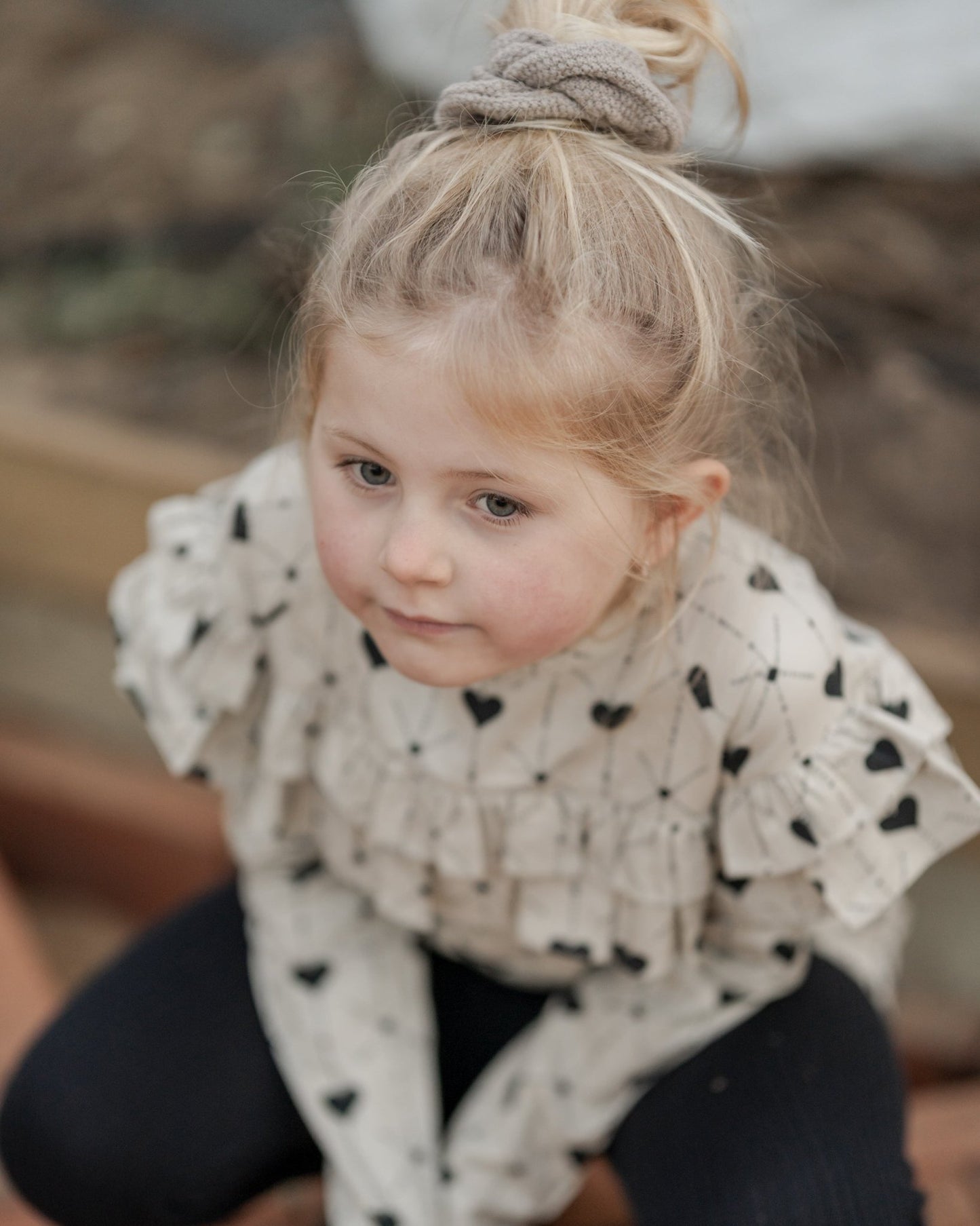 Hjerte bluse - Hanevild