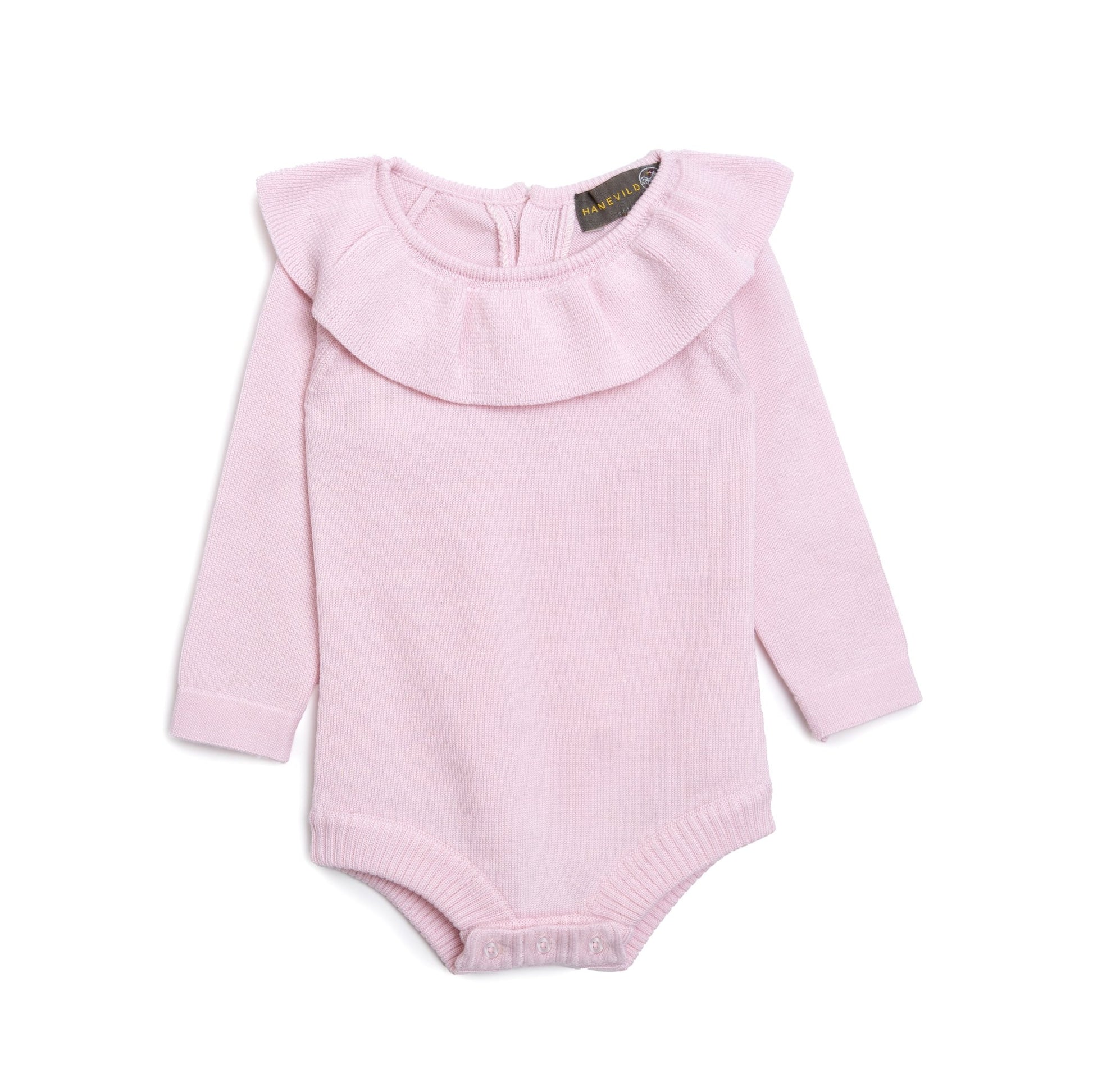 Laura romper - merinould - pink merino wool - Hanevild