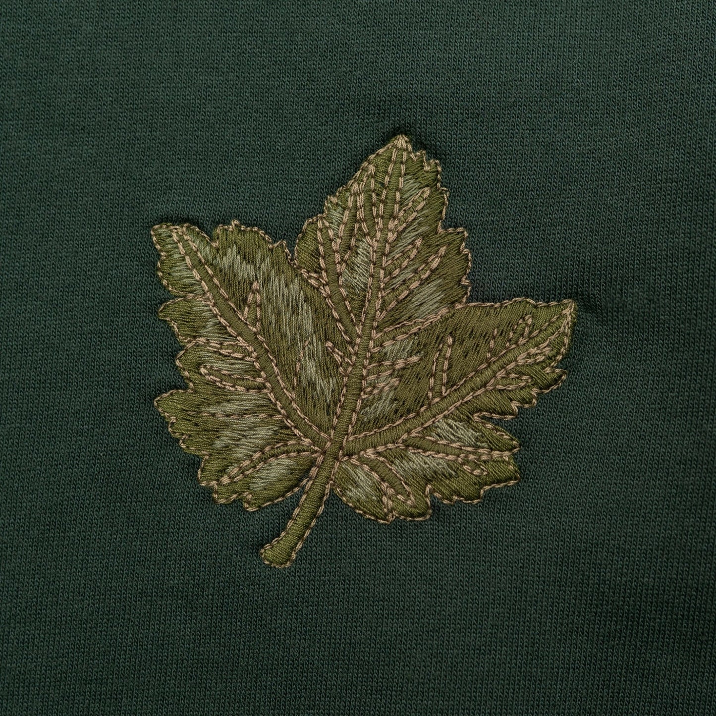 Leaf sweatshirt - Green gables - Hanevild