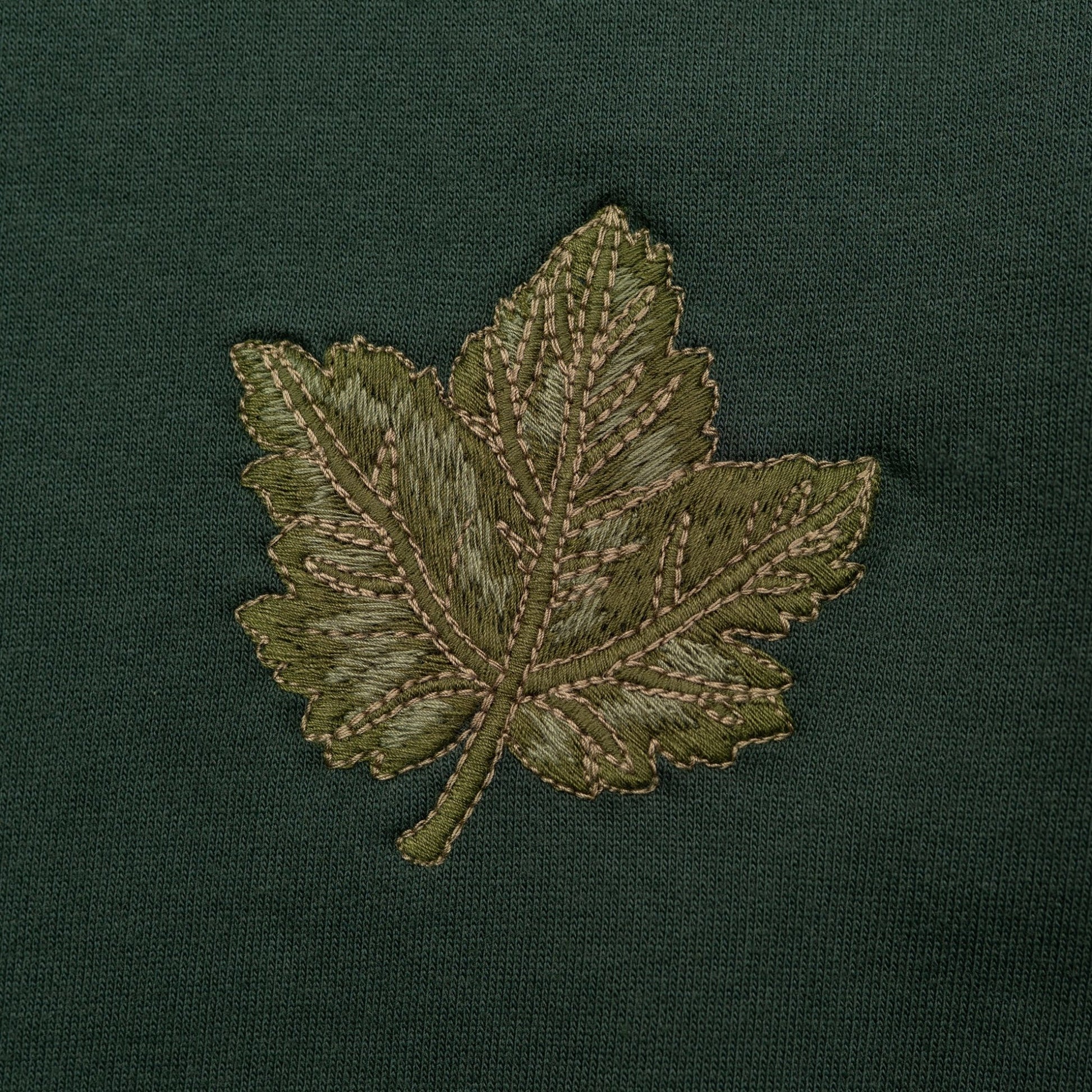 Leaf sweatshirt - Green gables - Hanevild