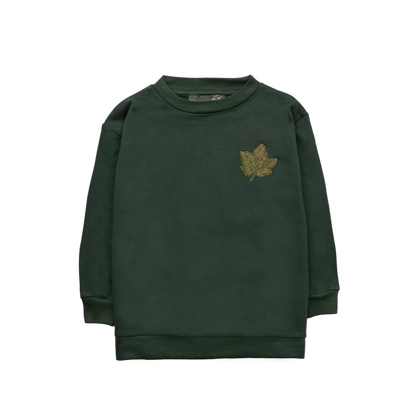 Leaf sweatshirt - Green gables - Hanevild