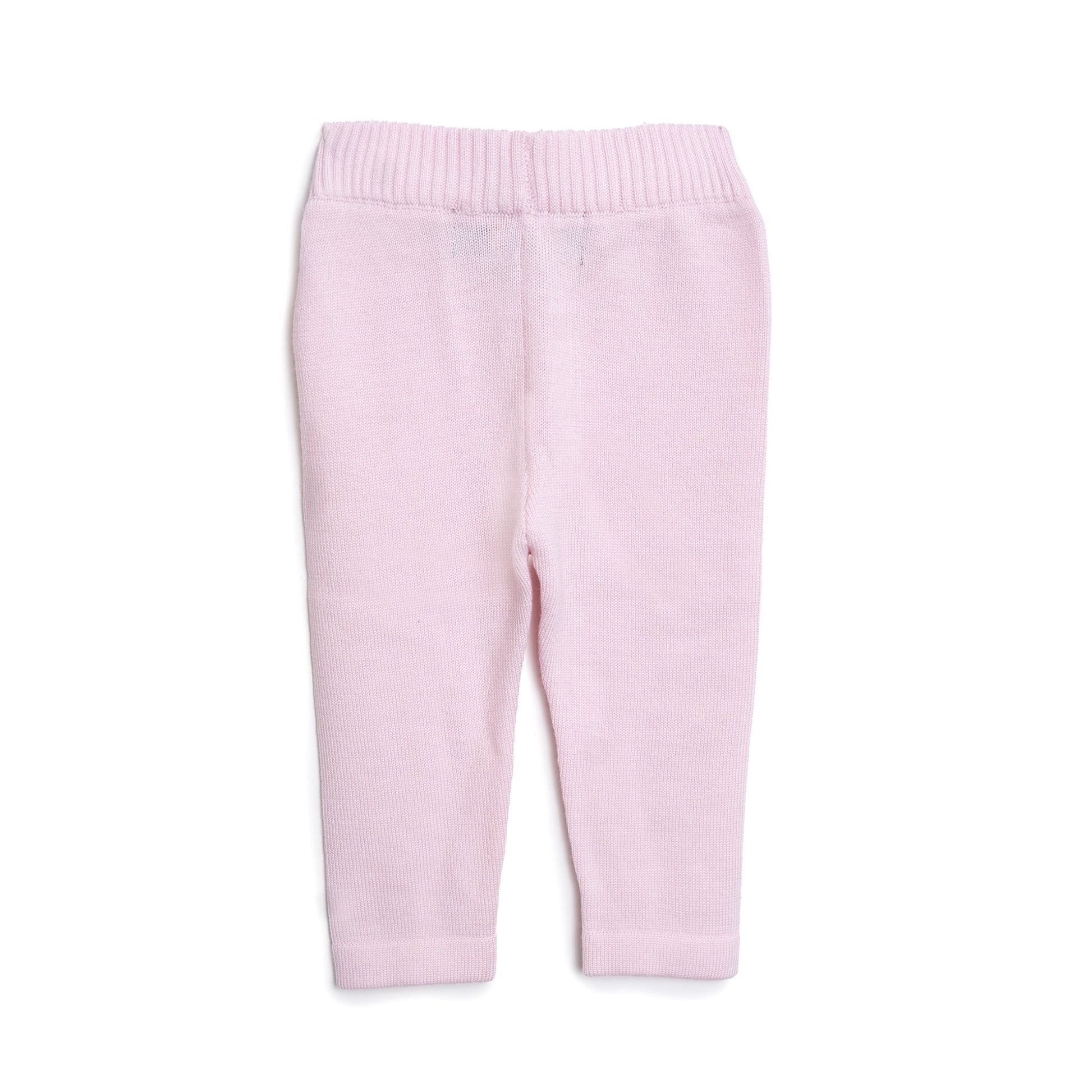 Leggings - merinould - pink merino wool - Hanevild