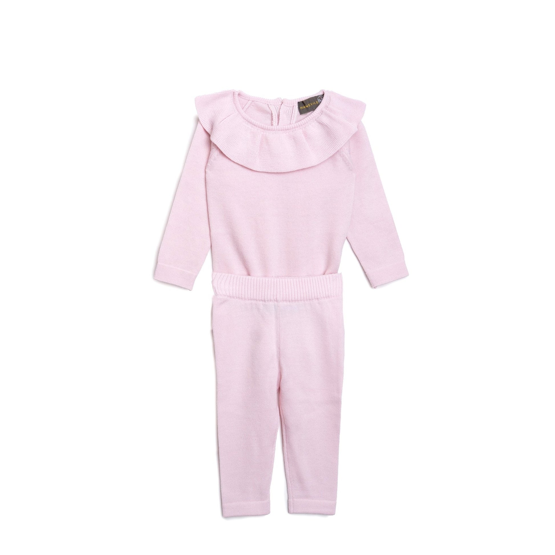 Leggings - merinould - pink merino wool - Hanevild