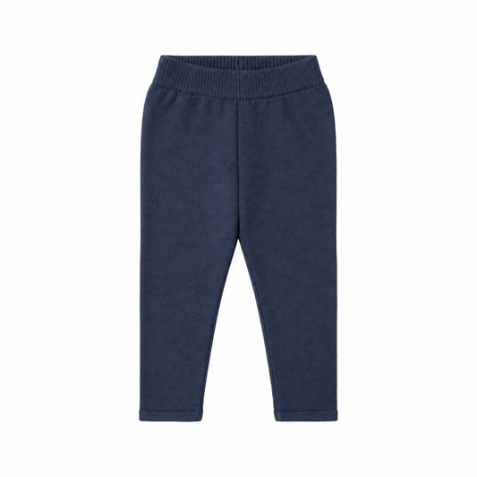 Leggings, økologisk uld – Navy - Hanevild