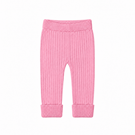 Lynge leggings – lyserød - økologisk bomuld - Hanevild