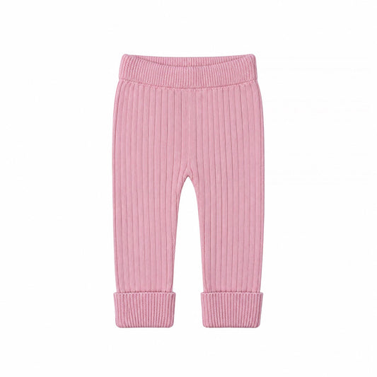 Lynge leggings – lyserød - økologisk bomuld - Hanevild
