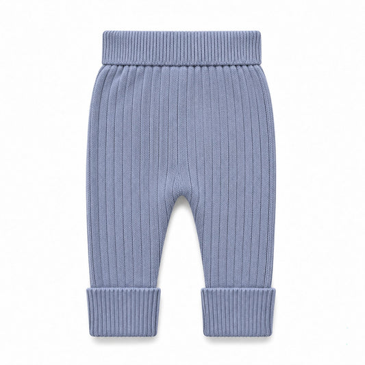Lynge leggings - støvet blå - Hanevild