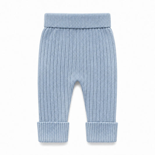 Lynge leggings - støvet blå - Hanevild
