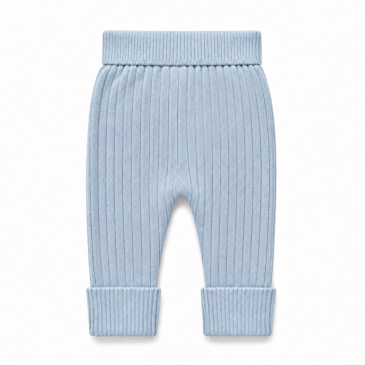 Lynge leggings – støvet blå - økologisk bomuld - Hanevild