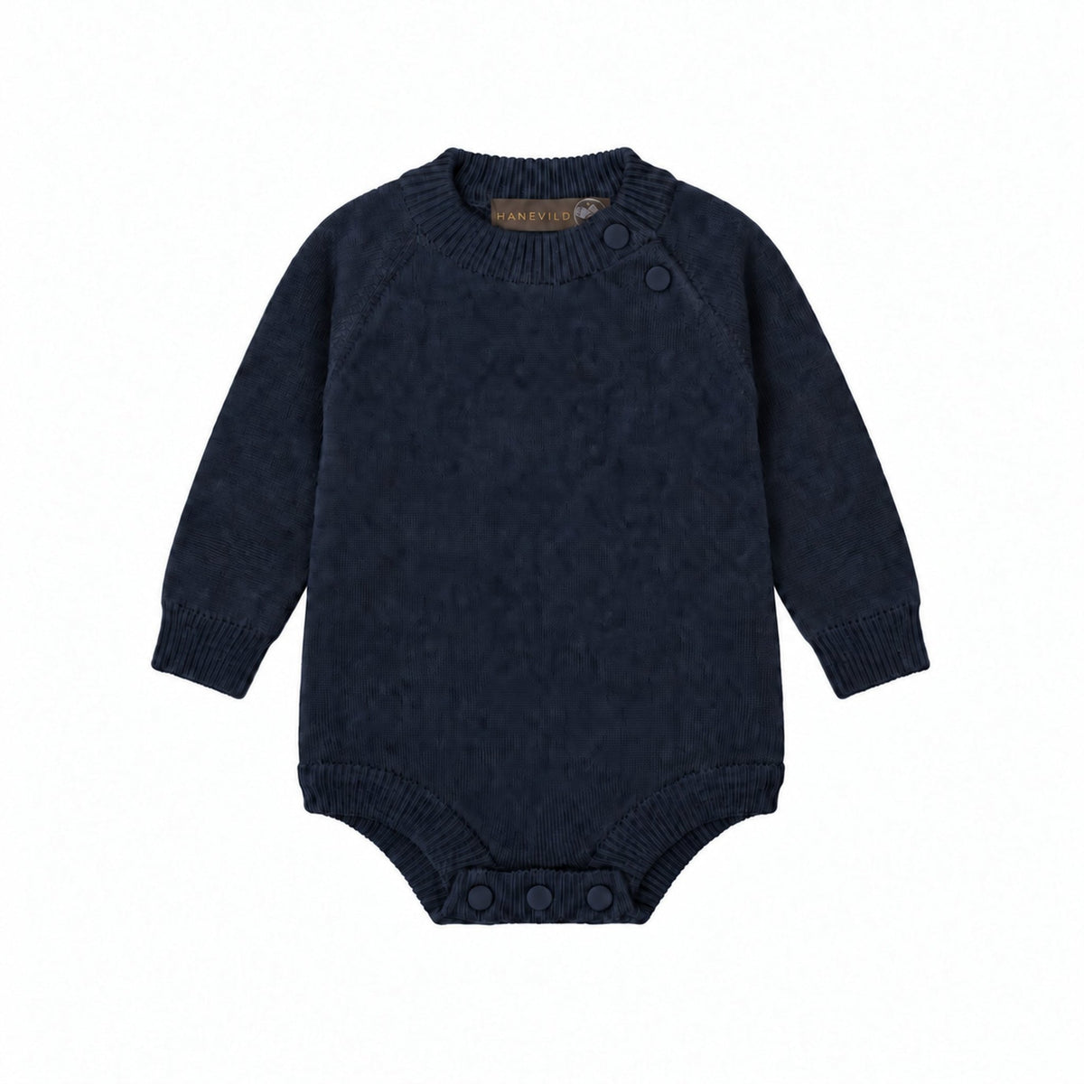 Martin bodystocking - økologisk uld – Navy - Hanevild