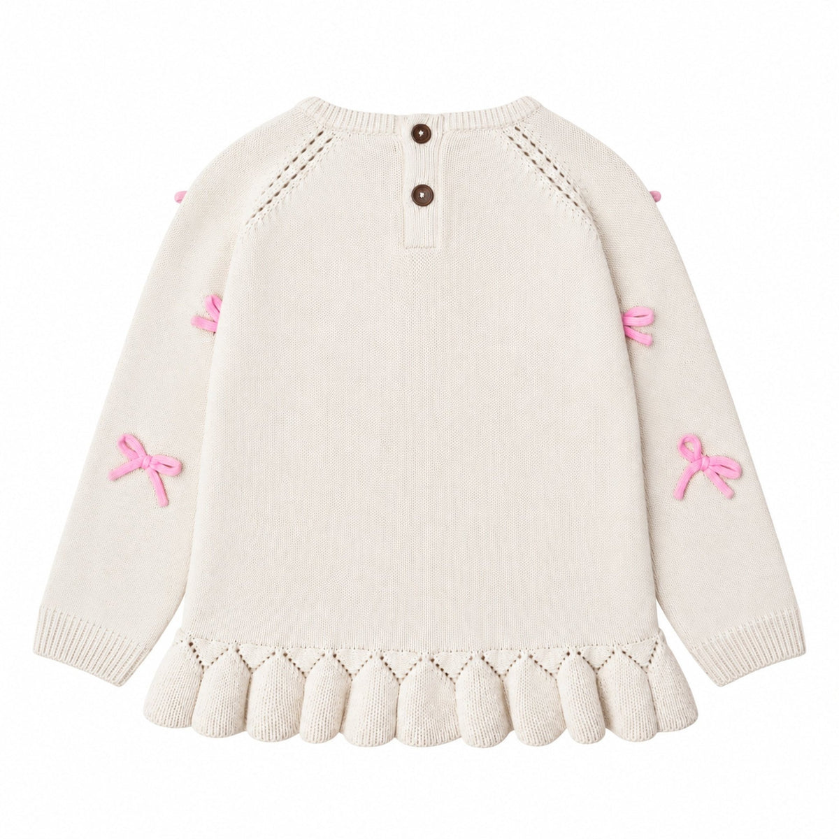 More bows sweater – økologisk bomuld - Hanevild