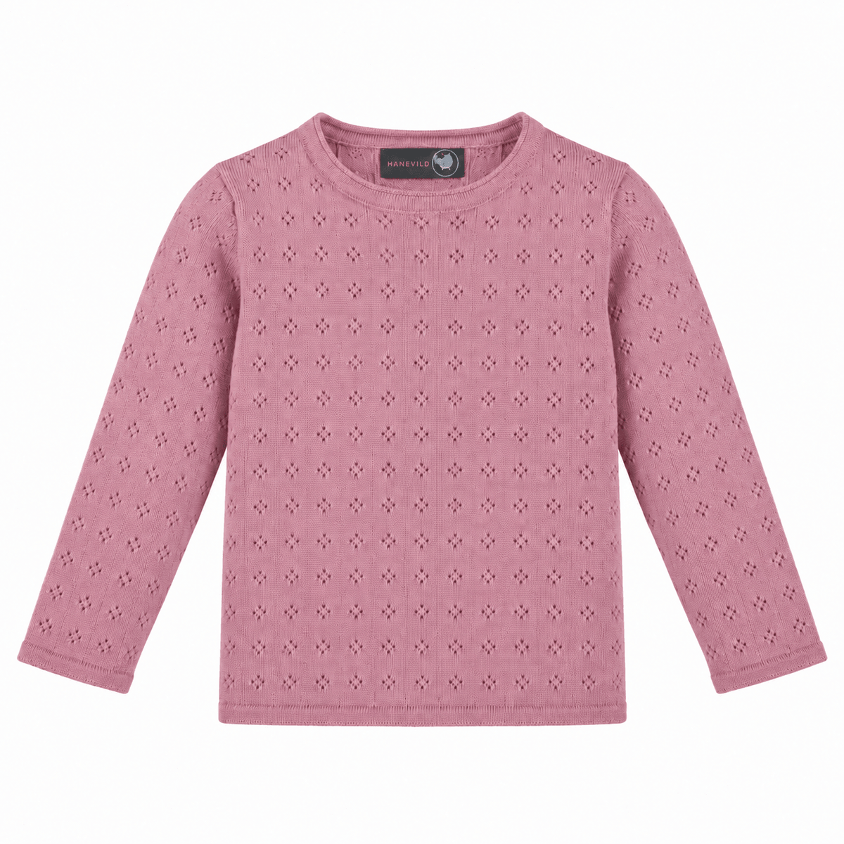 Økologisk uld bluse – rosa - Hanevild