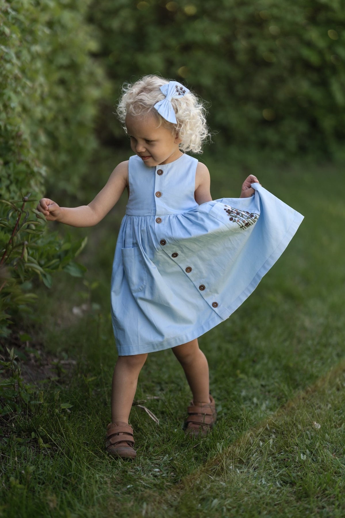 Sine kjole - Kentucky blue - Hanevild