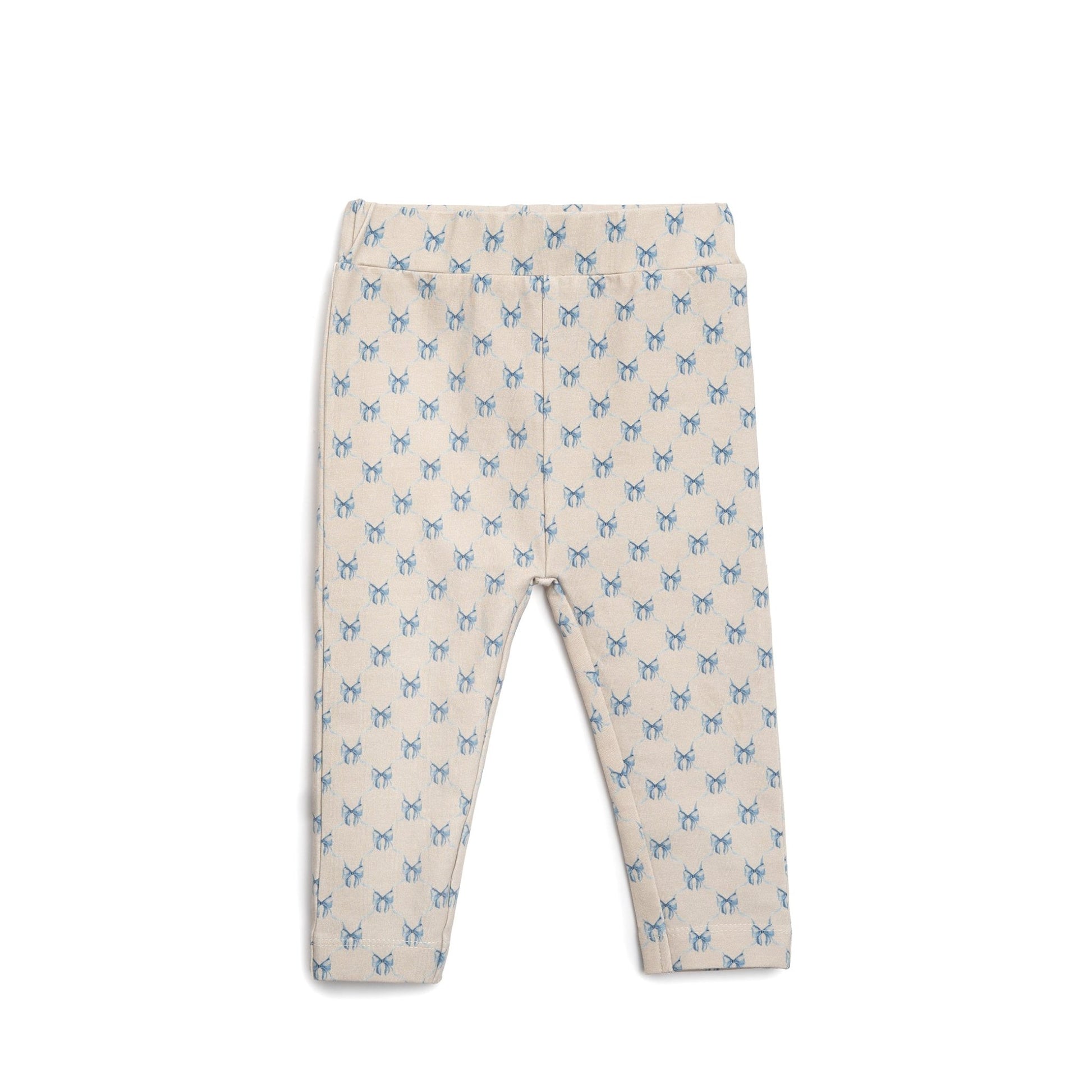 sløjfe leggings - baby pige - Summer sand - Hanevild