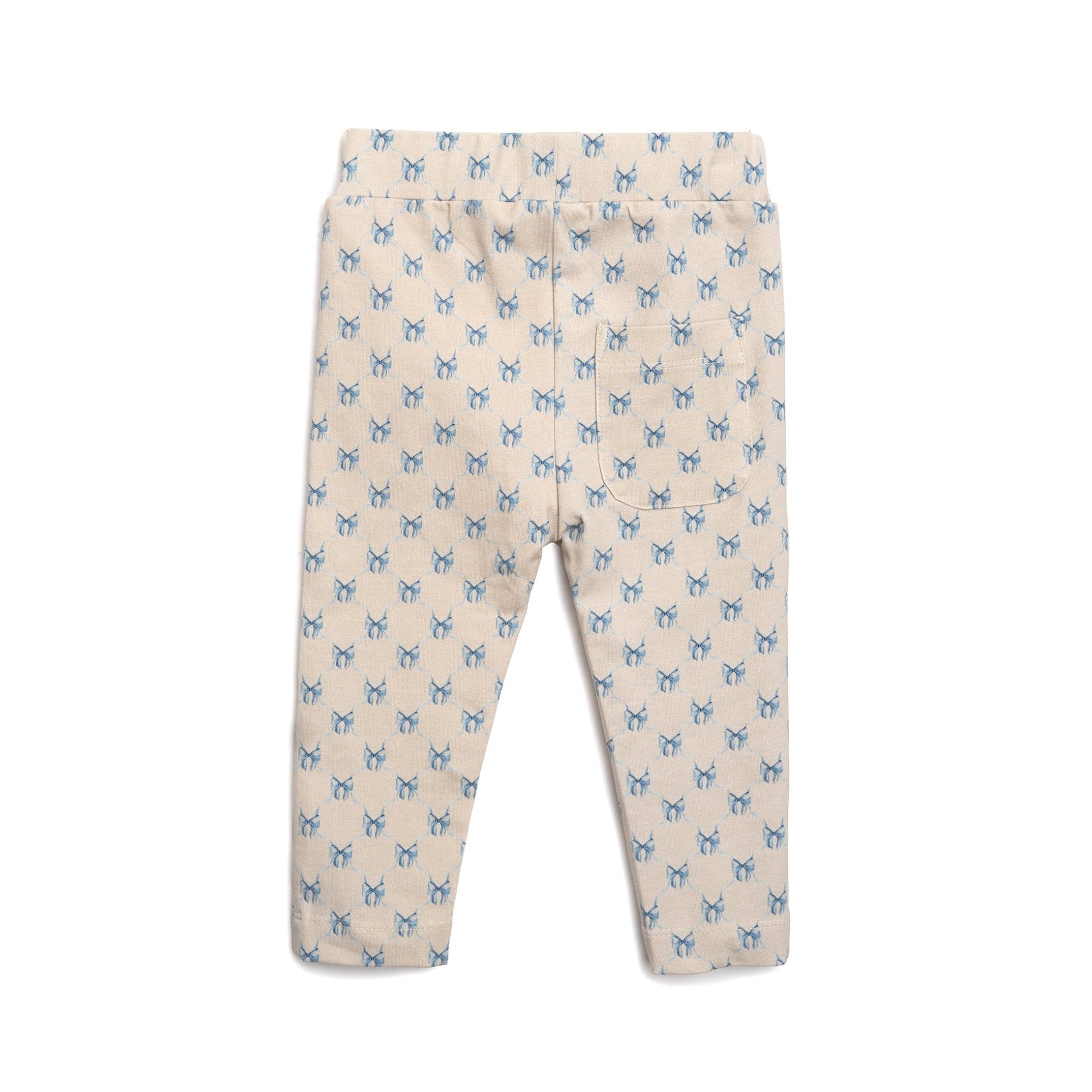 sløjfe leggings - baby pige - Summer sand - Hanevild