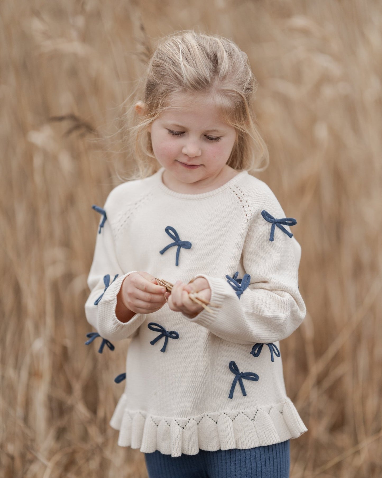 Sløjfe sweater - Hanevild