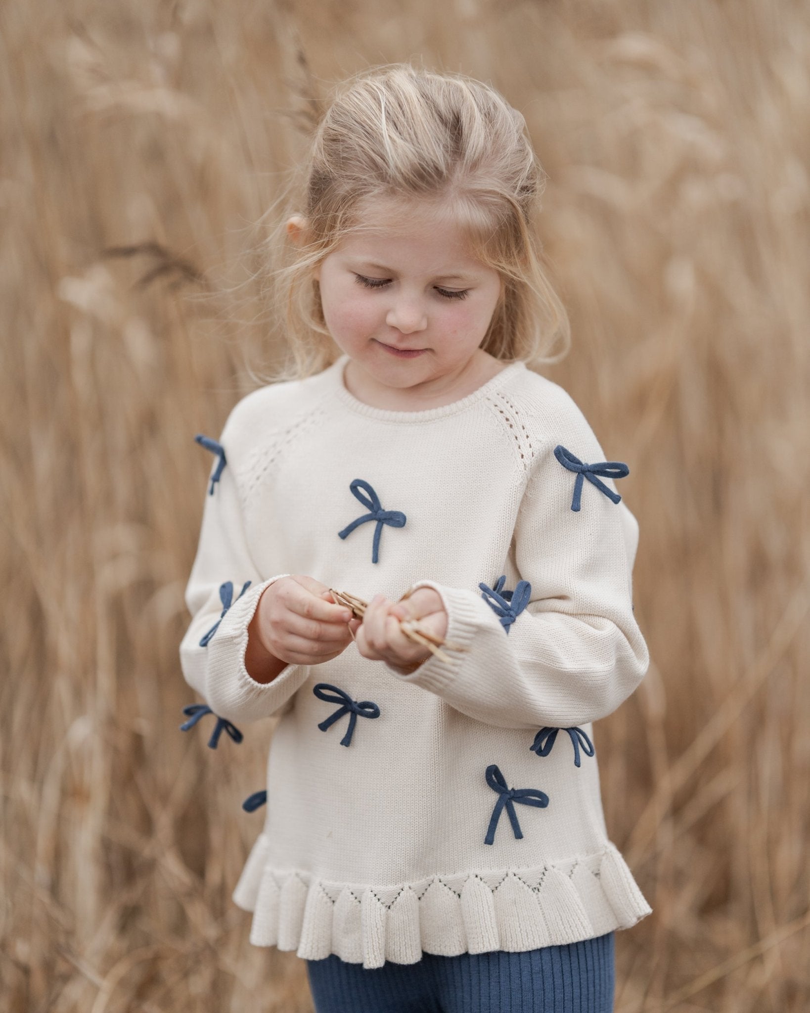 Sløjfe sweater - Hanevild