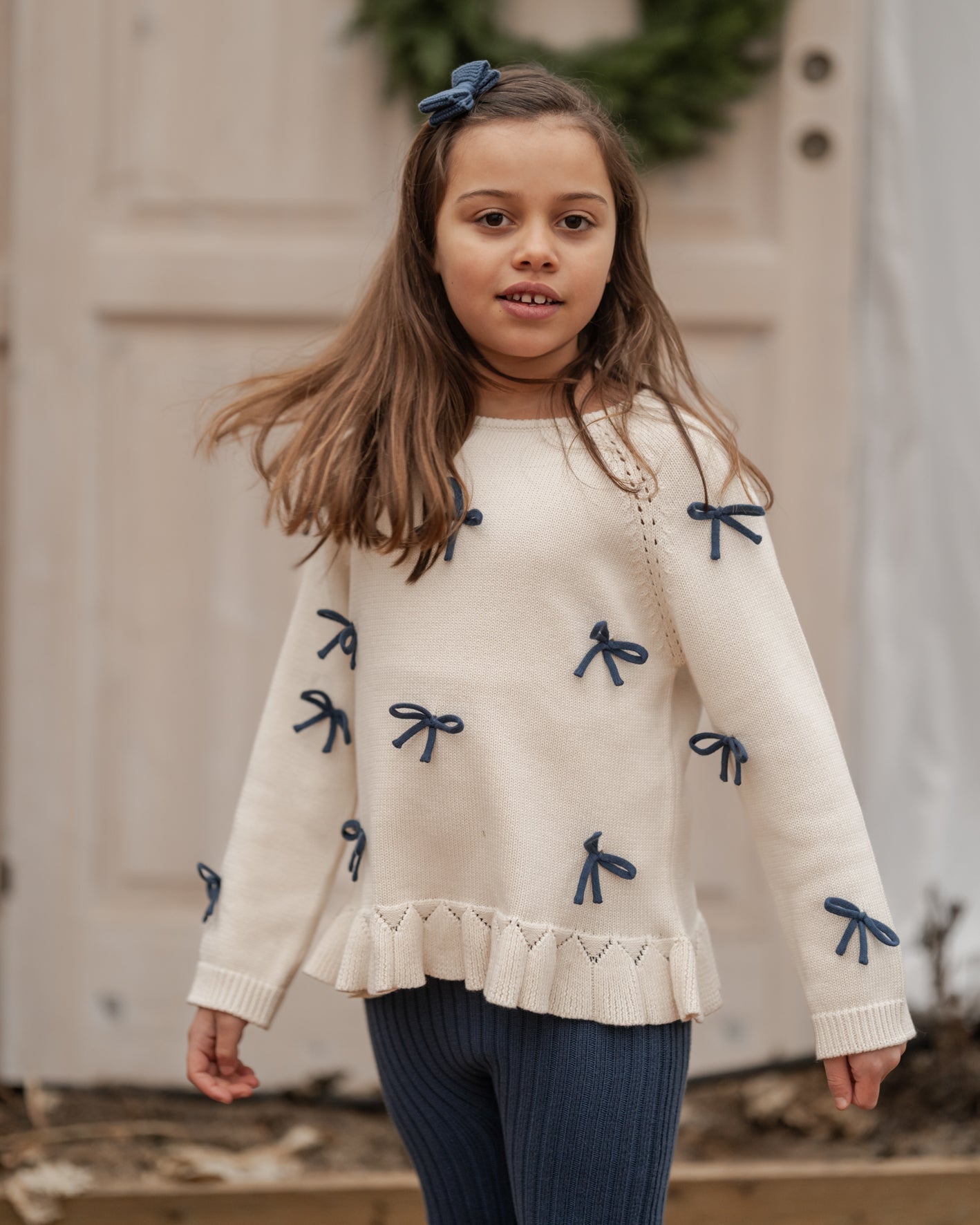 Sløjfe sweater - Hanevild