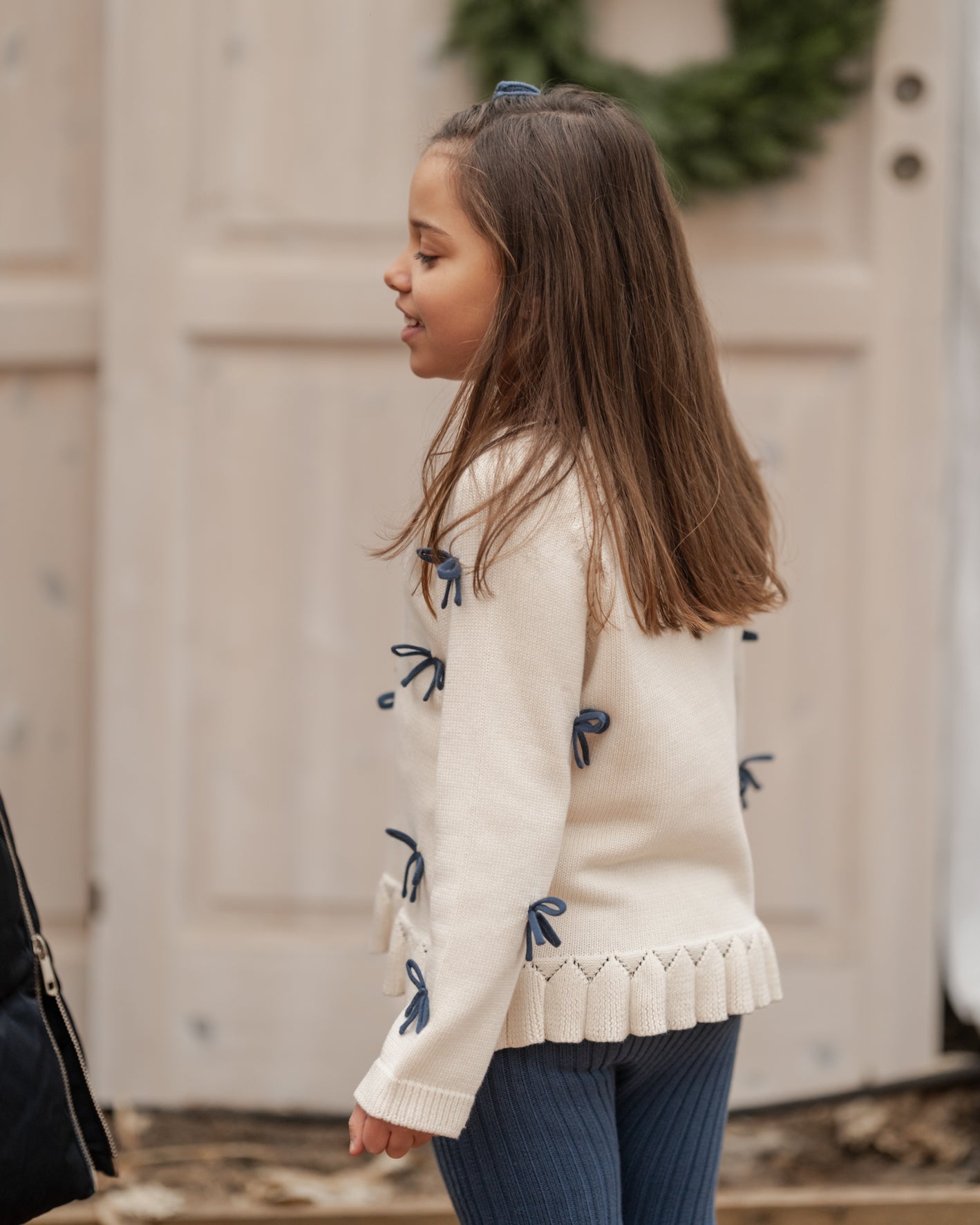 Sløjfe sweater - Hanevild