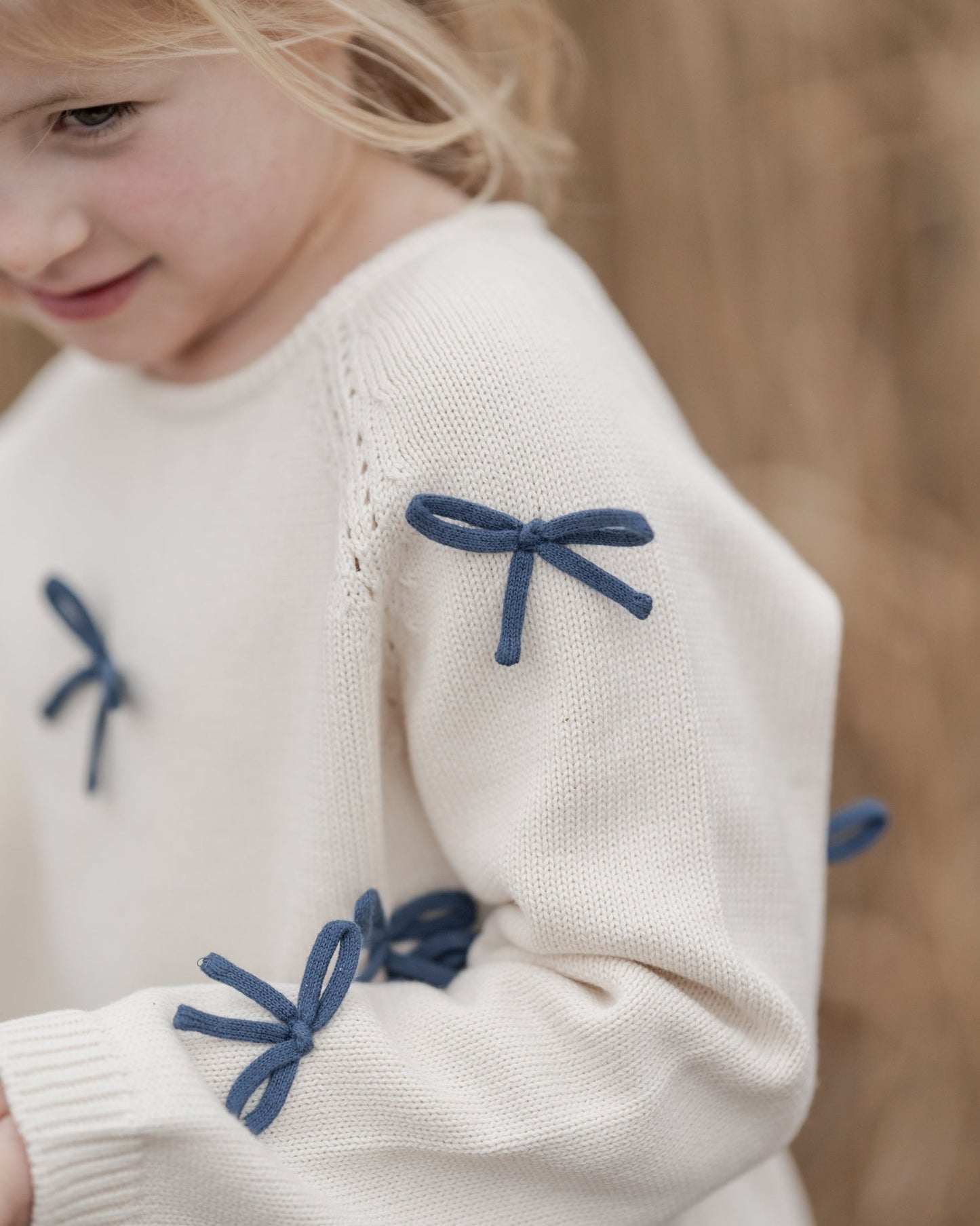 Sløjfe sweater - Hanevild