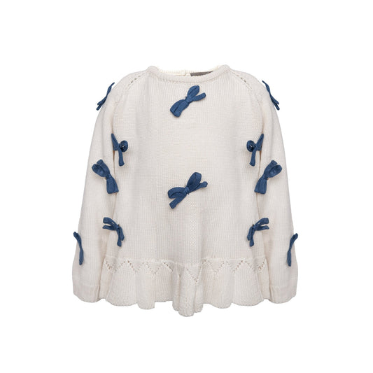 Sløjfe sweater - Hanevild