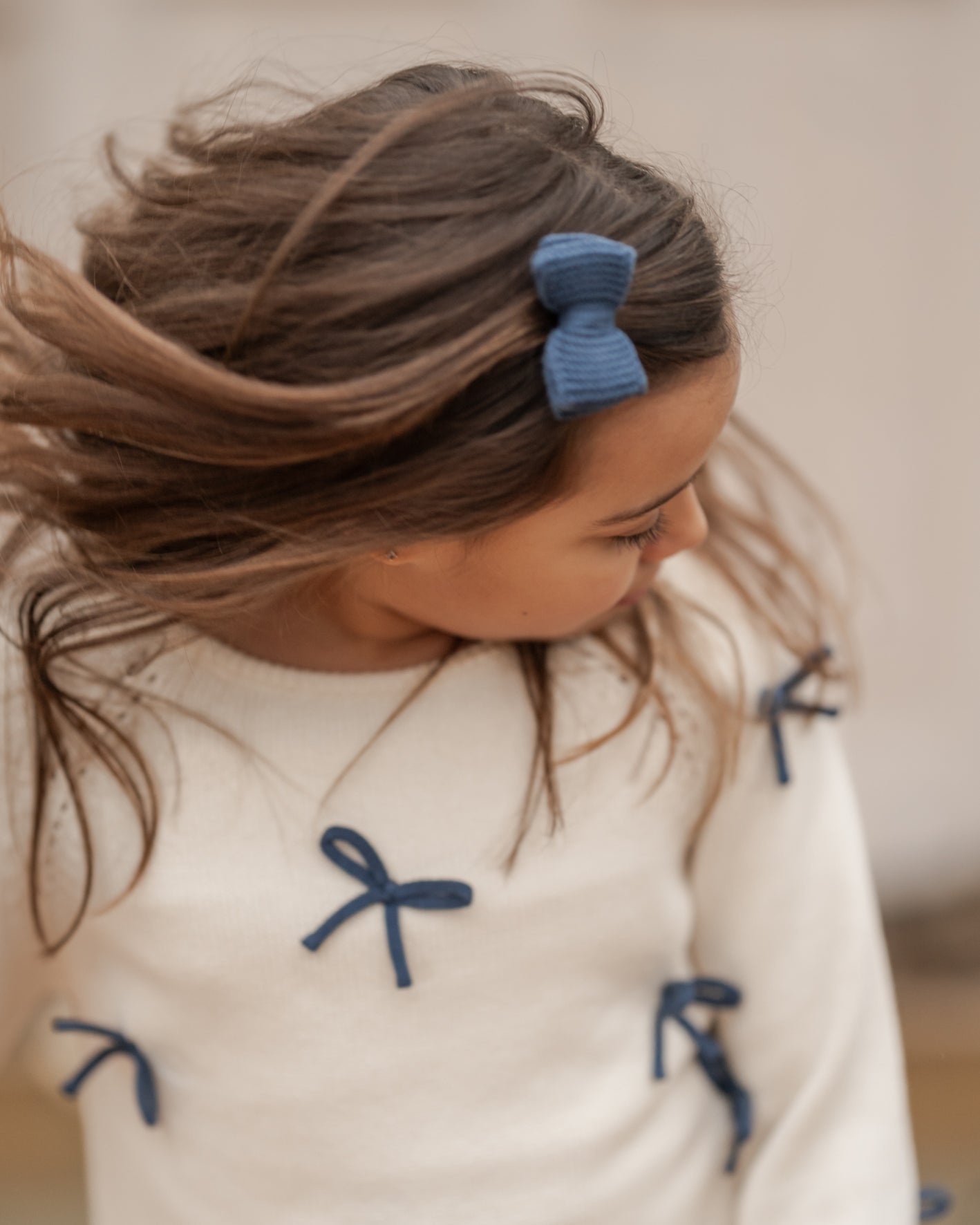 Sløjfe sweater - Hanevild