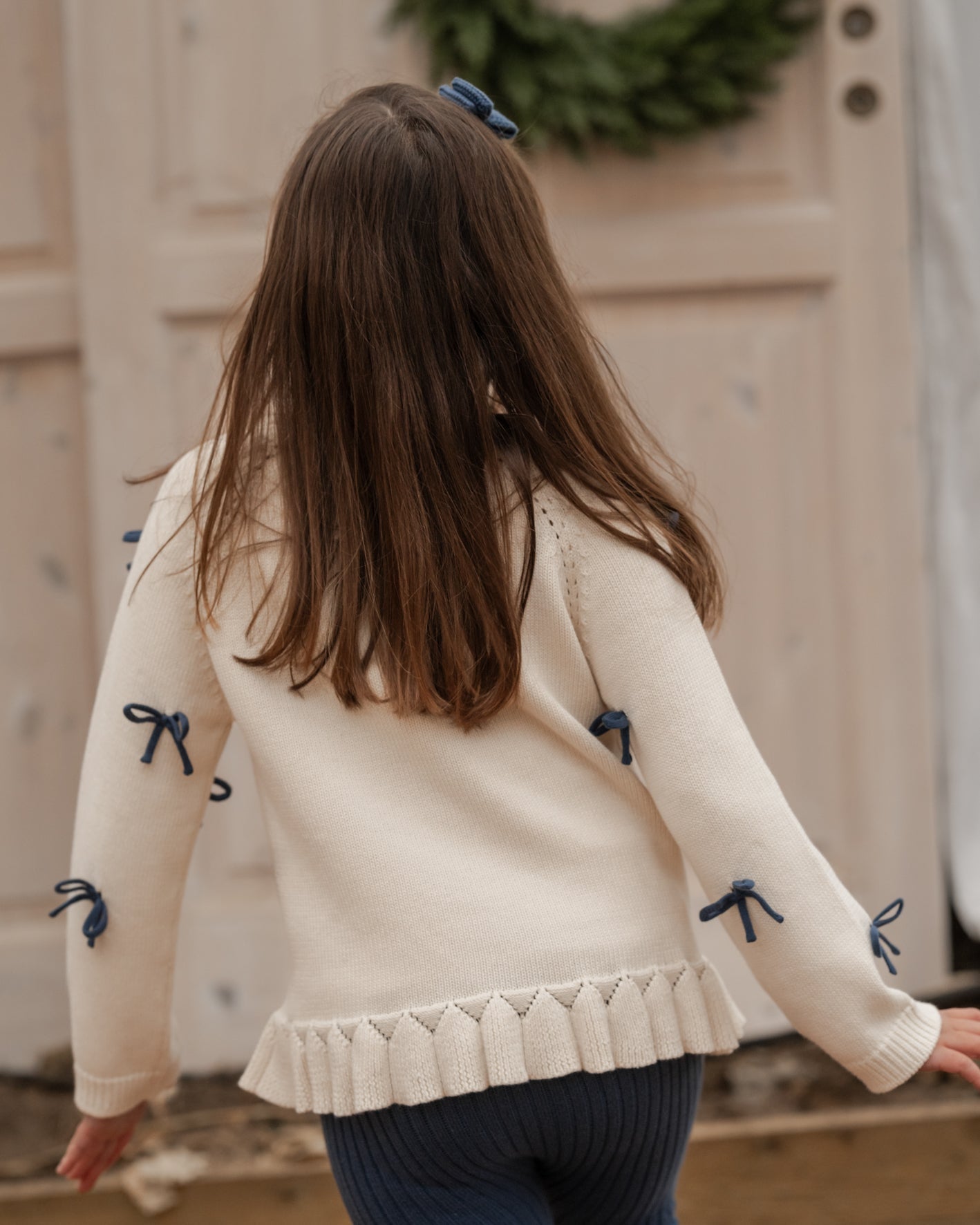Sløjfe sweater - Hanevild