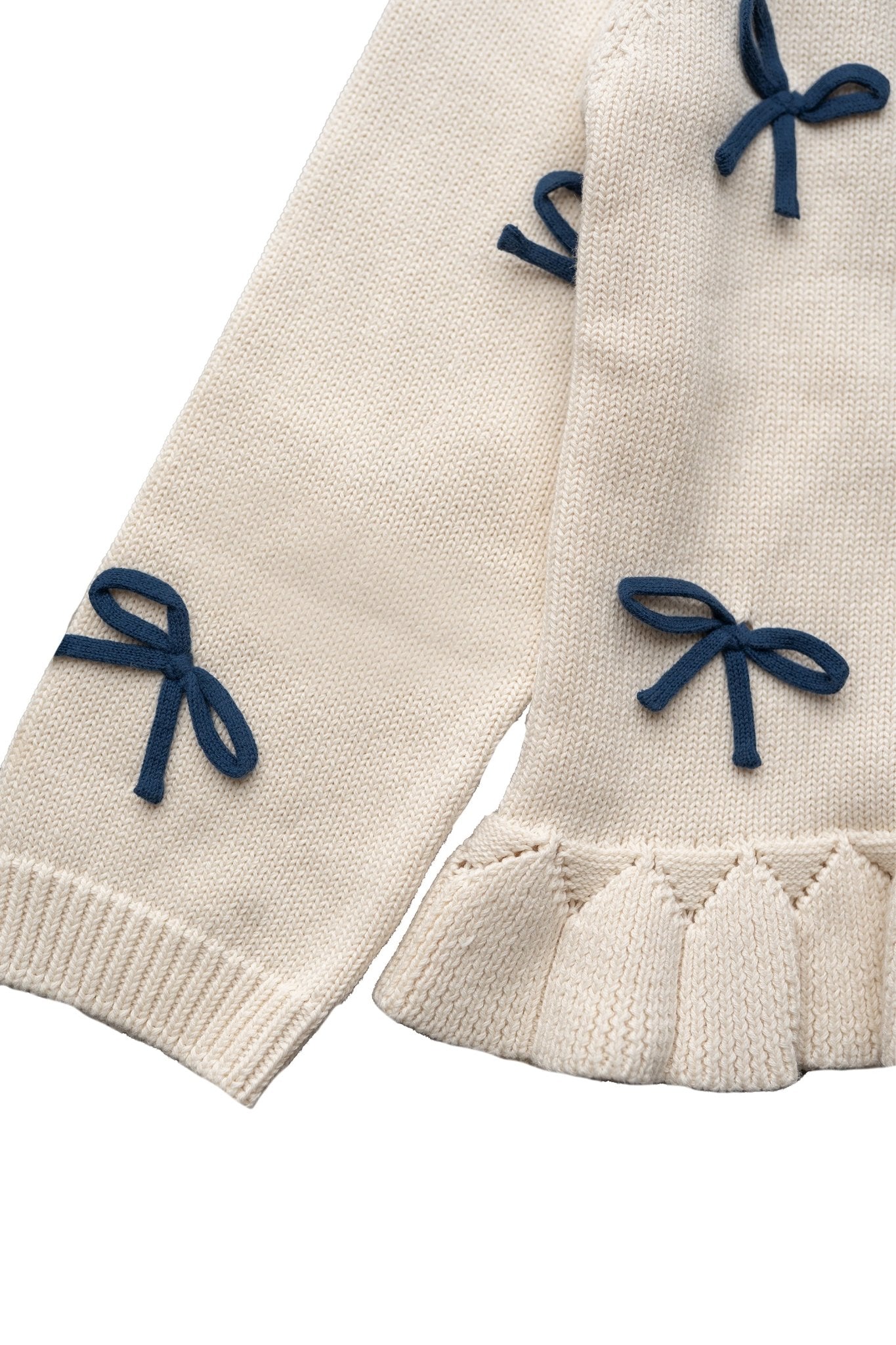 Sløjfe sweater - Hanevild