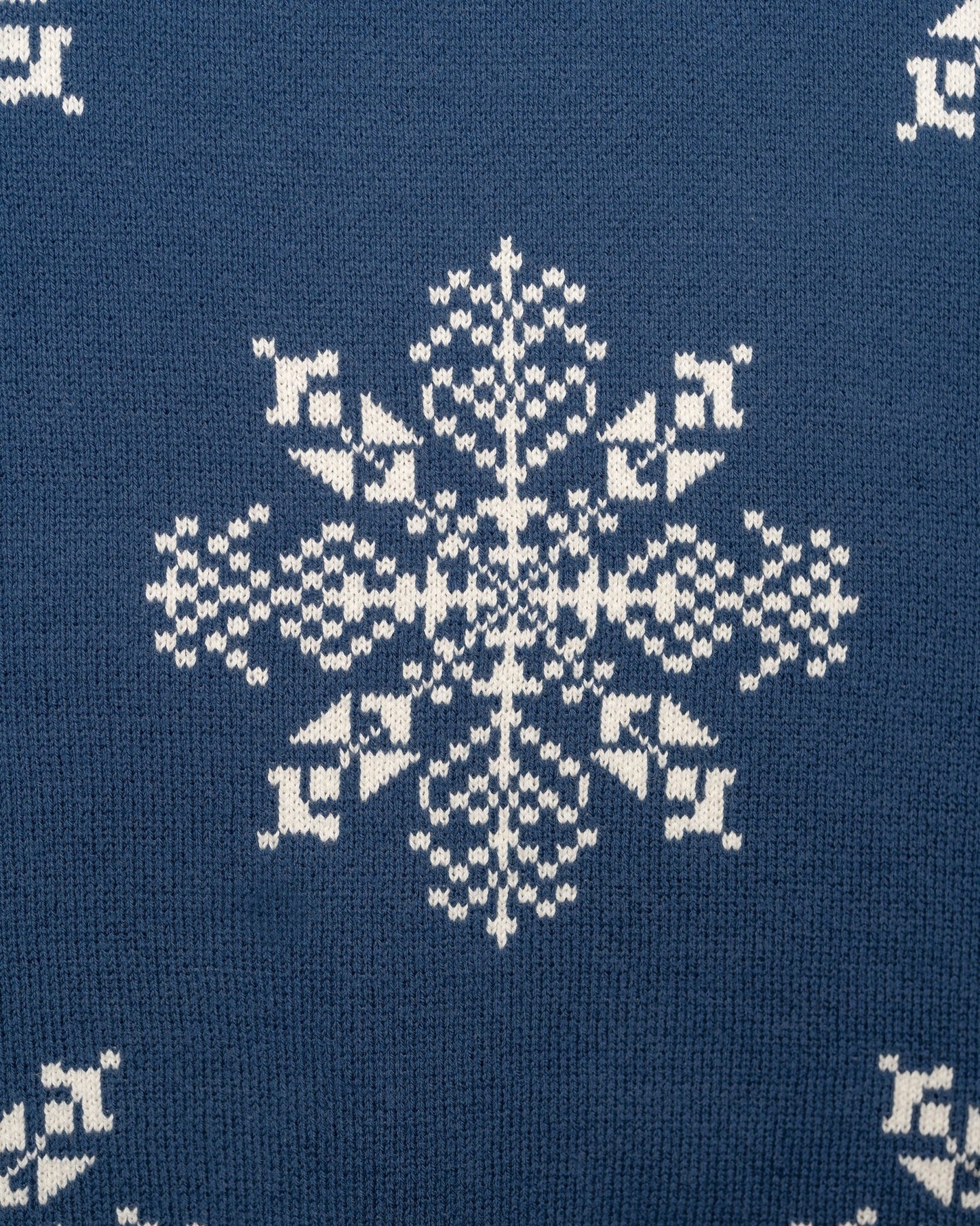 Snefnug bluse, blå - Hanevild