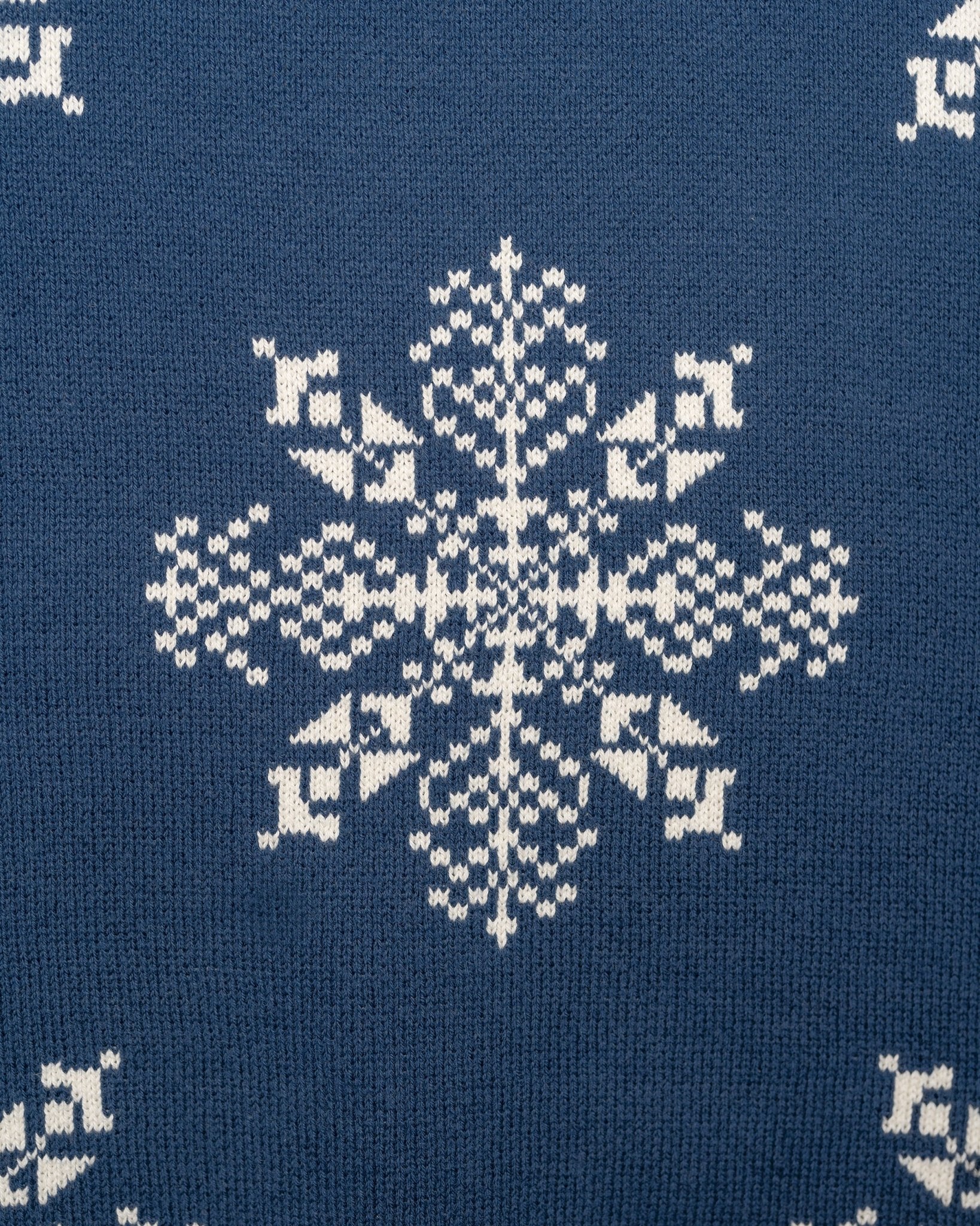 Snefnug bluse, blå - Hanevild