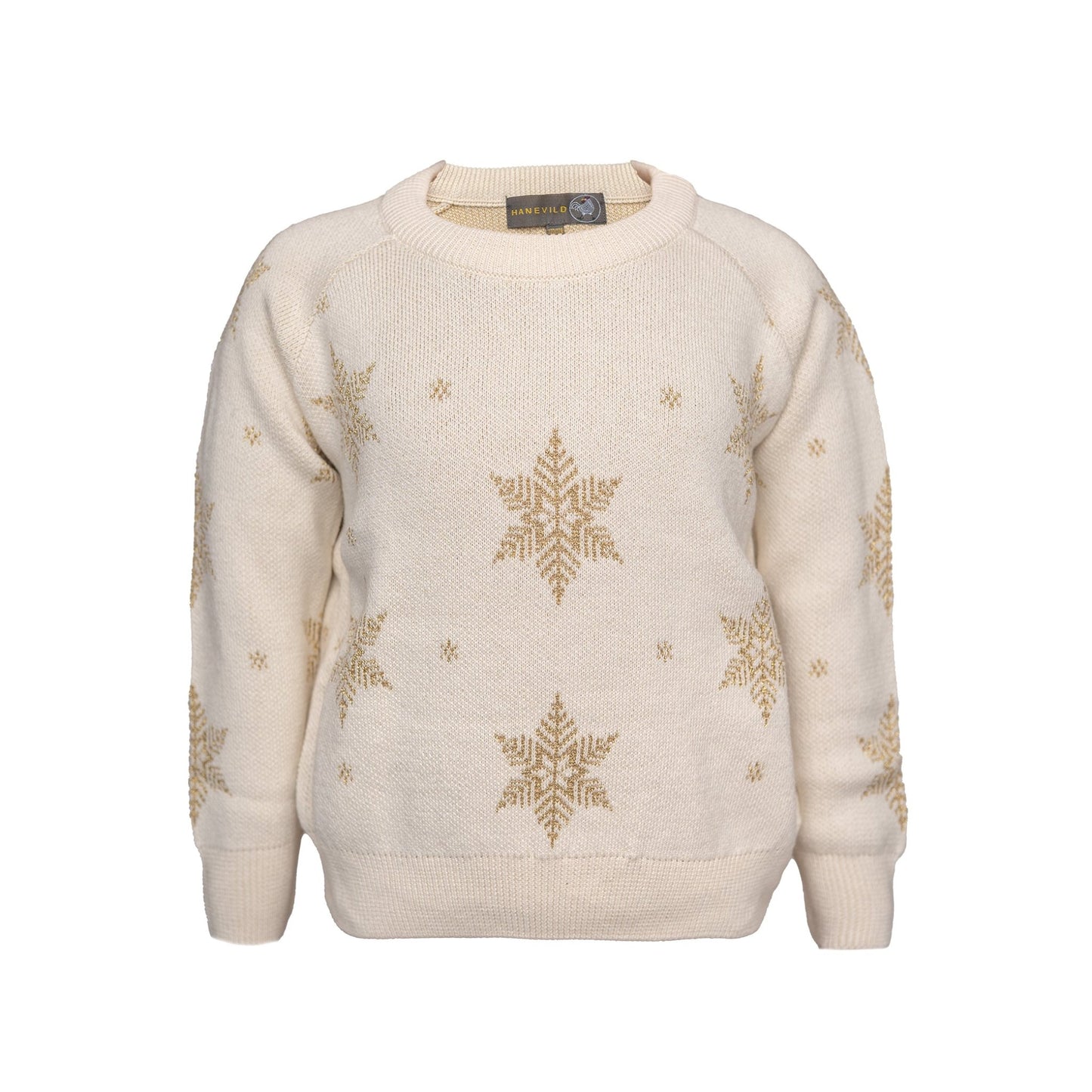 Snefnug bluse, guld - Hanevild