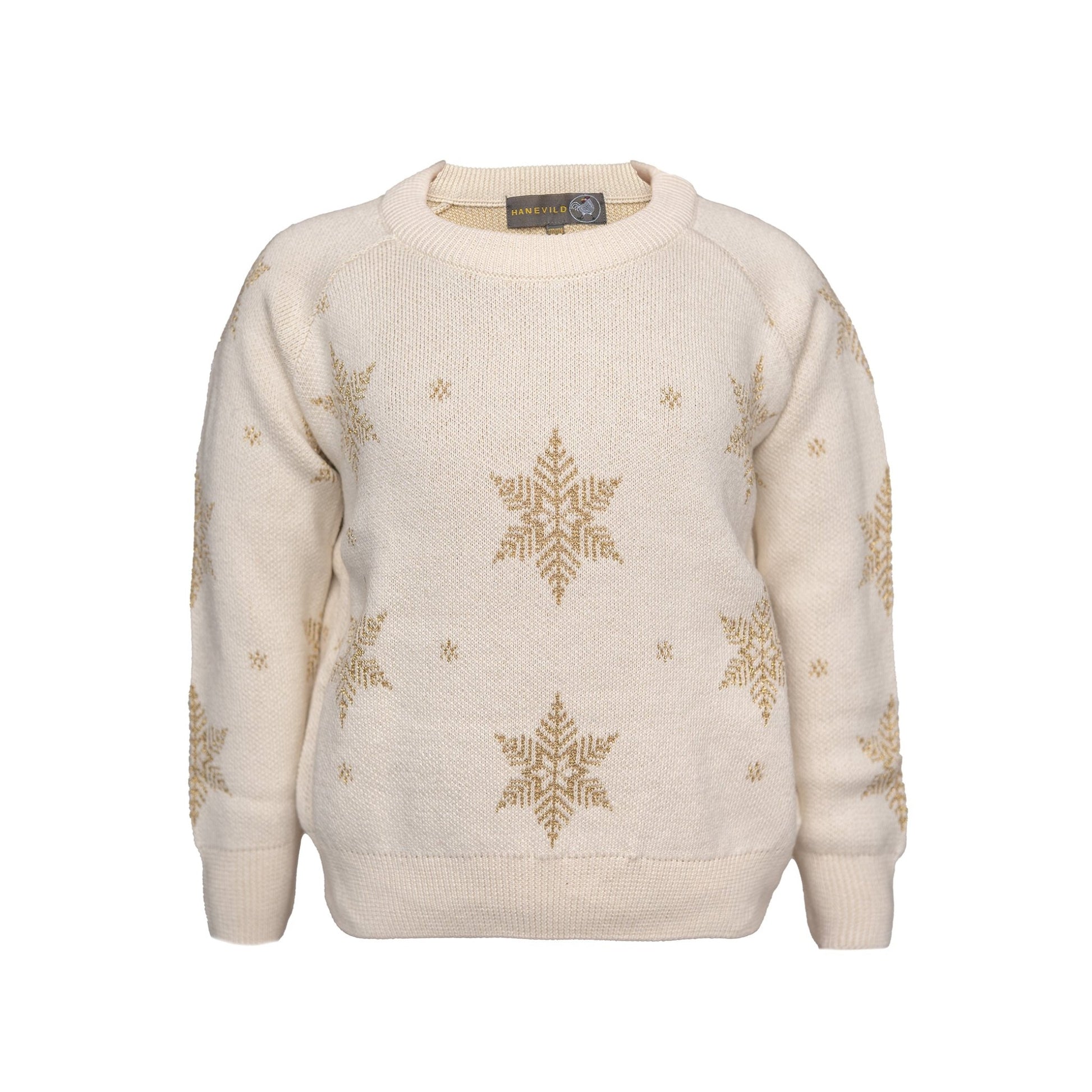 Snefnug bluse, guld - Hanevild